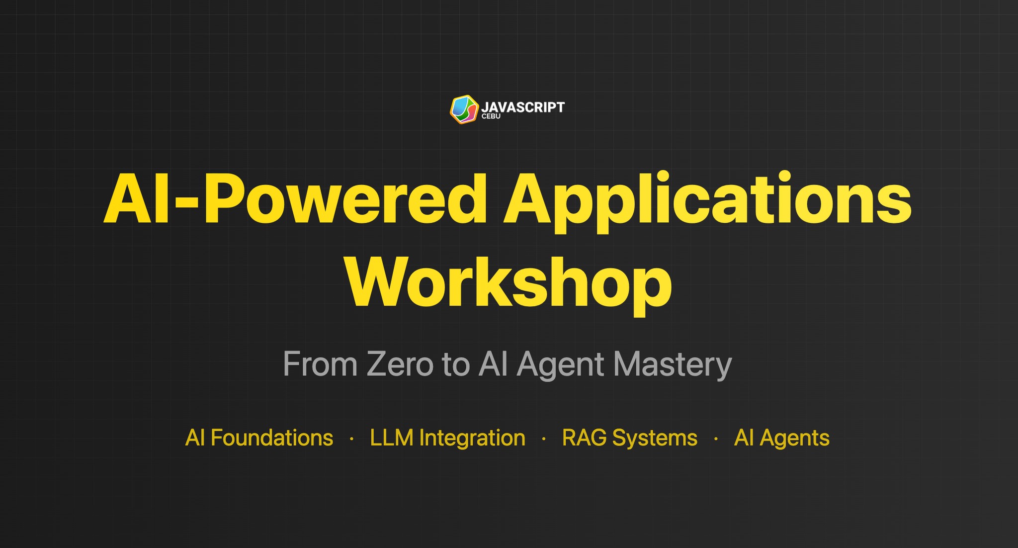 AI for Devs Workshop